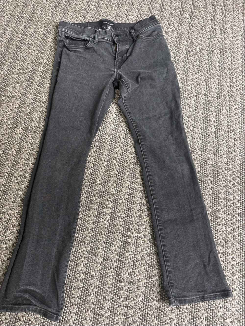 Lucky Brand Charcoal Gray Flare Jeans
